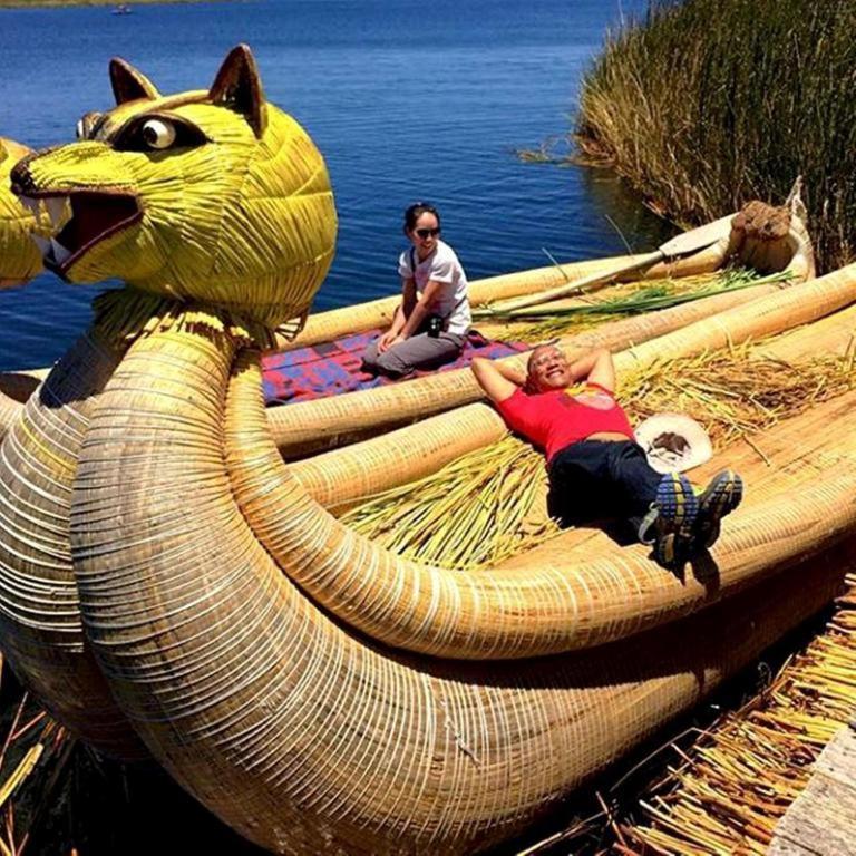 Uros Aruma-Uro On Uros Floating Islands Hotell Puno Exteriör bild